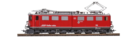 Bemo 1254121 - H0m - Elektrolok Raetia Ge 6/6 II 701, rot, RhB, Ep. IV - VI